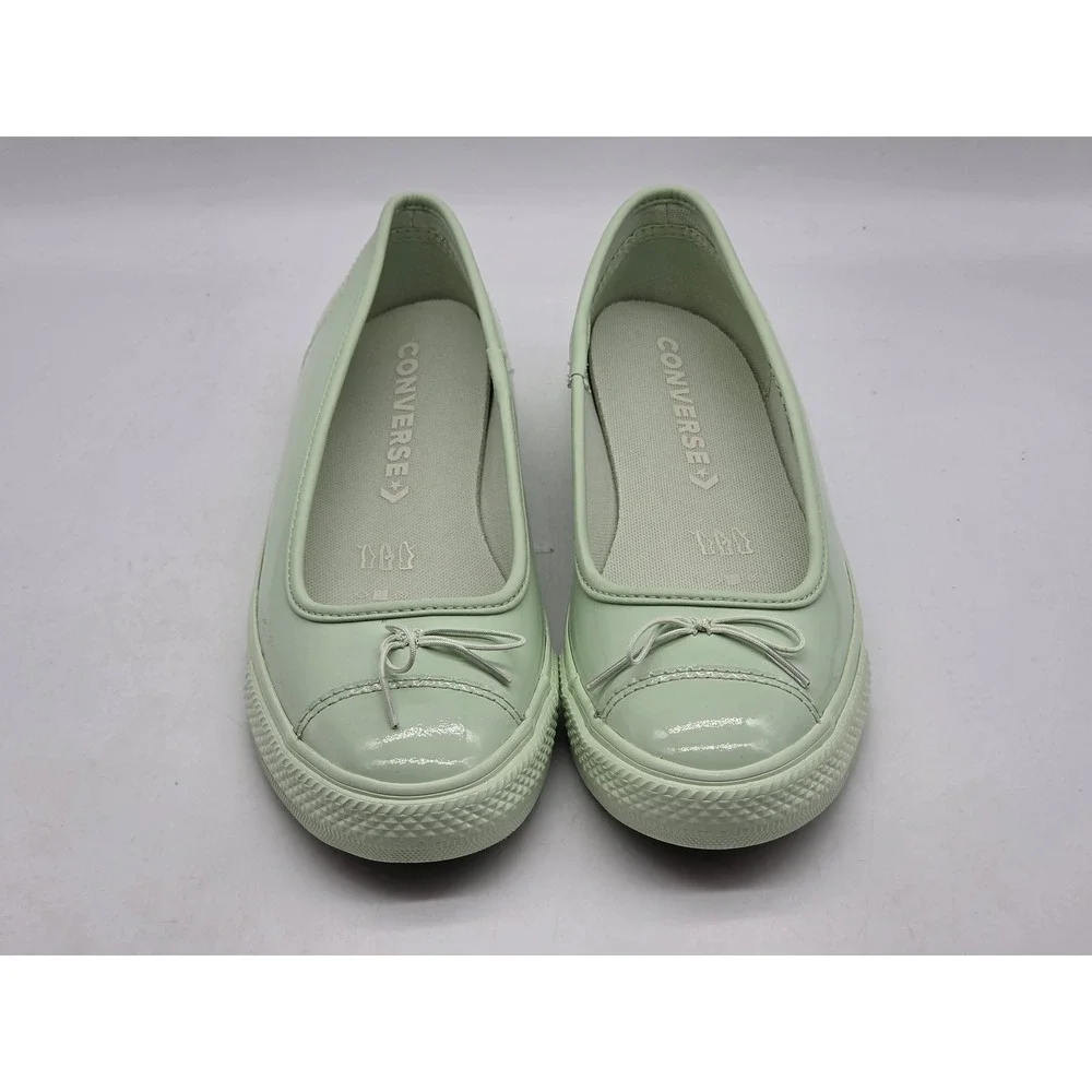 Converse CTAS Dainty Ballerina Shoes Women 8 Mint Patent Leather A14852C
